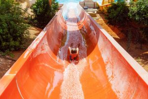 Phaethon’s Flume slide at WaterWorld Themed Waterpark