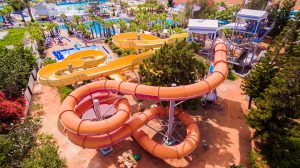 Phaethon’s Flume slide at WaterWorld Themed Waterpark Ayia Napa